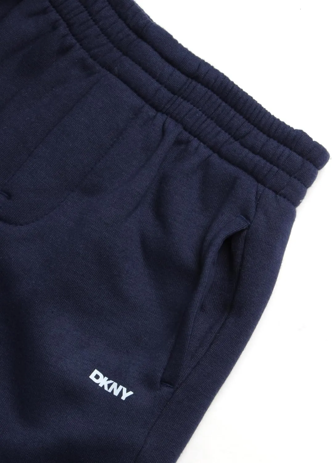 DKNY Baby Boys’ Sweatpants - 2 Pack Breathable Athletic Performance Fleece Jogger Pants with Side Pockets (Sizes: 2T-7)