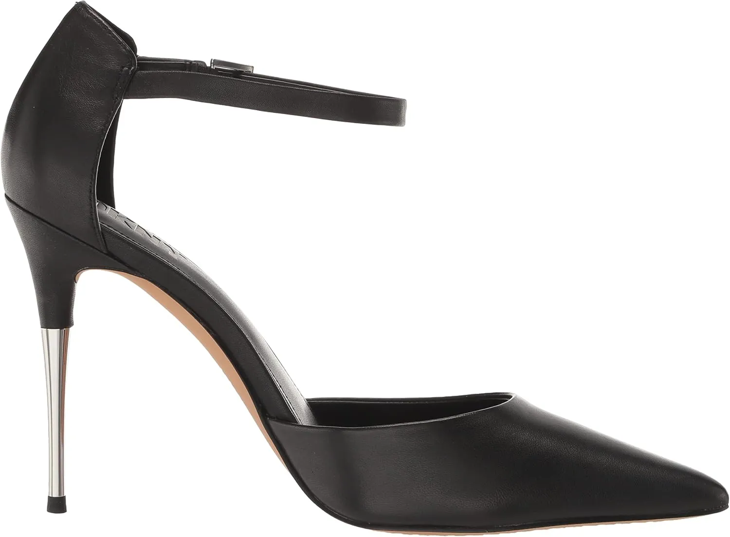 DKNY Women's Stiletto Veata-Slingback Pu Heeled Sandal