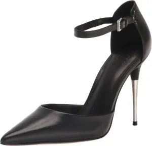 DKNY Women's Stiletto Veata-Slingback Pu Heeled Sandal