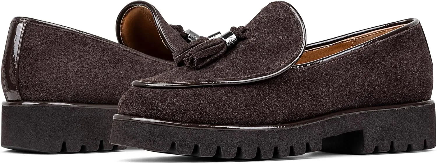 Donald Pliner Women's Eclipse Dress Loafers, Slip-On Shoes, Comfortable Flats for Everyday Walk