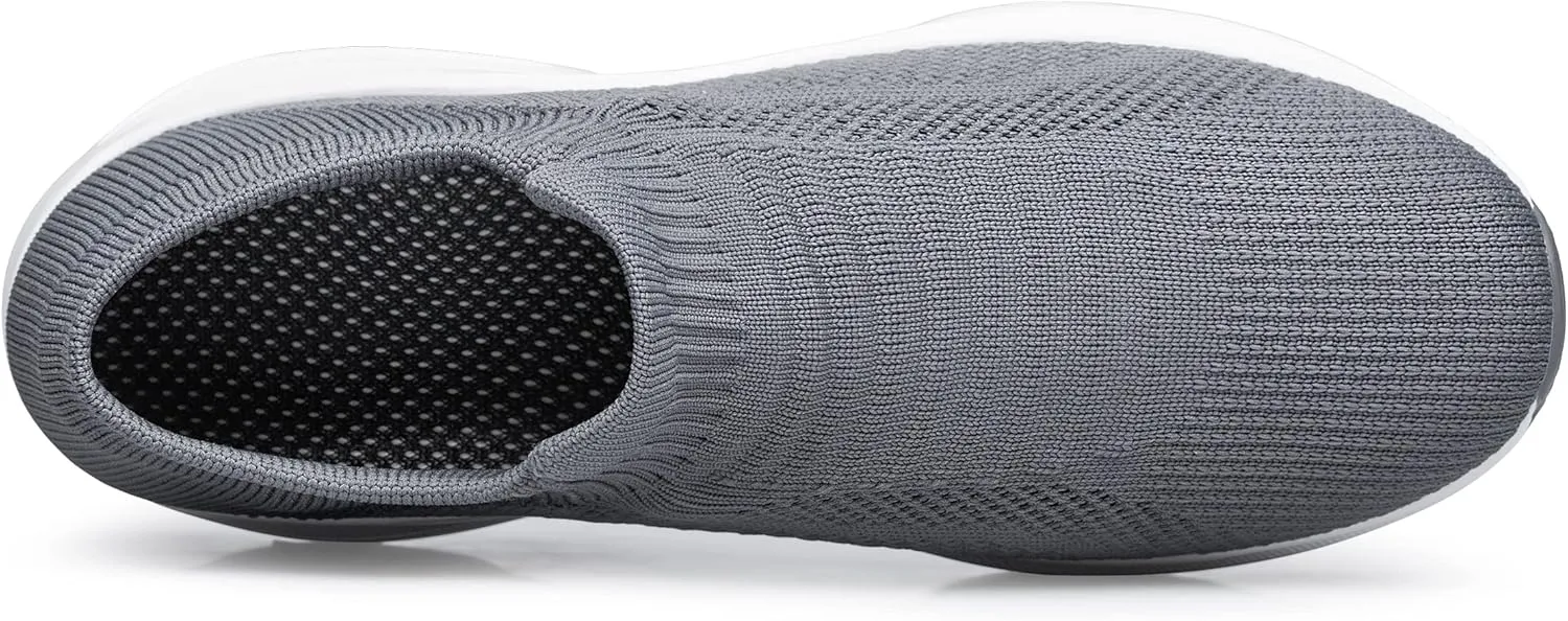 DOUSSPRT Womens Walking Shoes Slip on Sock Sneakers Lady Girls Nurse Mesh Air Cushion Platform Loafers Fashion Casual