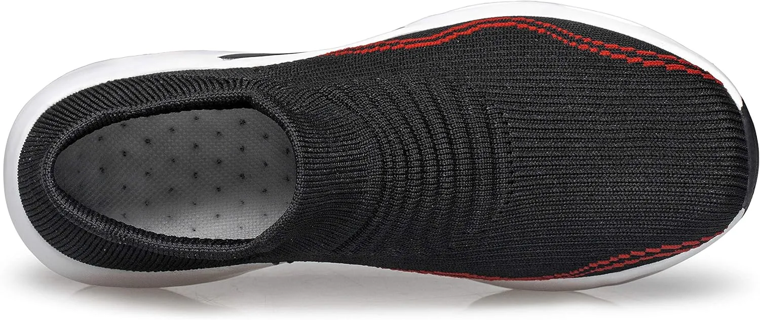 DOUSSPRT Womens Walking Shoes Slip on Sock Sneakers Lady Girls Nurse Mesh Air Cushion Platform Loafers Fashion Casual