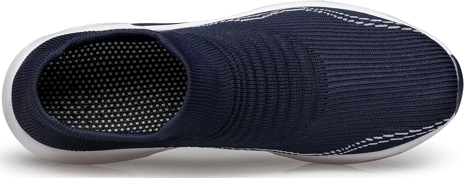 DOUSSPRT Womens Walking Shoes Slip on Sock Sneakers Lady Girls Nurse Mesh Air Cushion Platform Loafers Fashion Casual