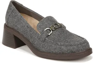 Dr. Scholl's Shoes Womens Rate Up Bit Slip On Block Heel Loafer
