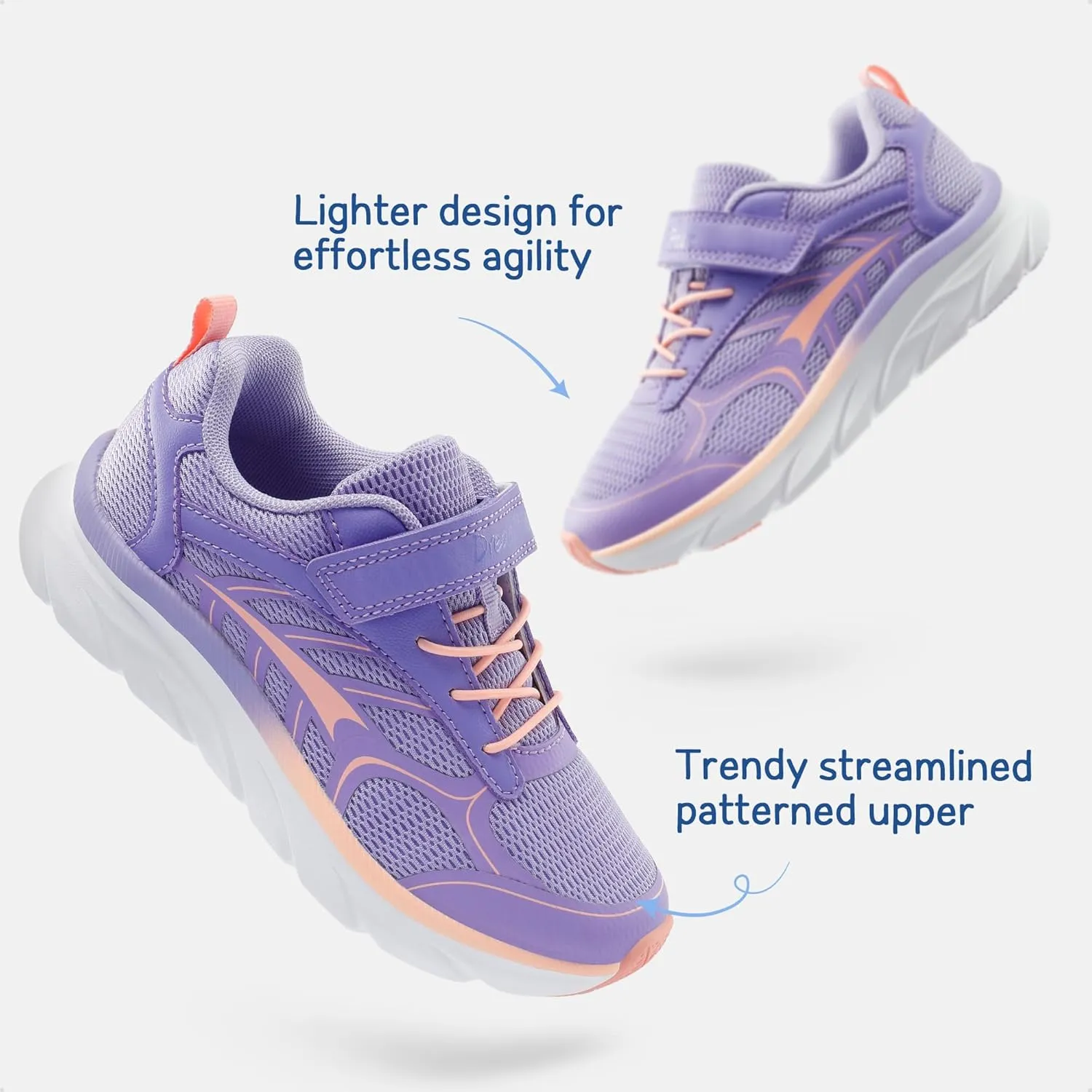 DREAM PAIRS Boys Girls Sneakers Kids Tennis Running Shoes EZ-ONs EZ-Plays Athletic Sport Gym Lightweight Breathable Shoes