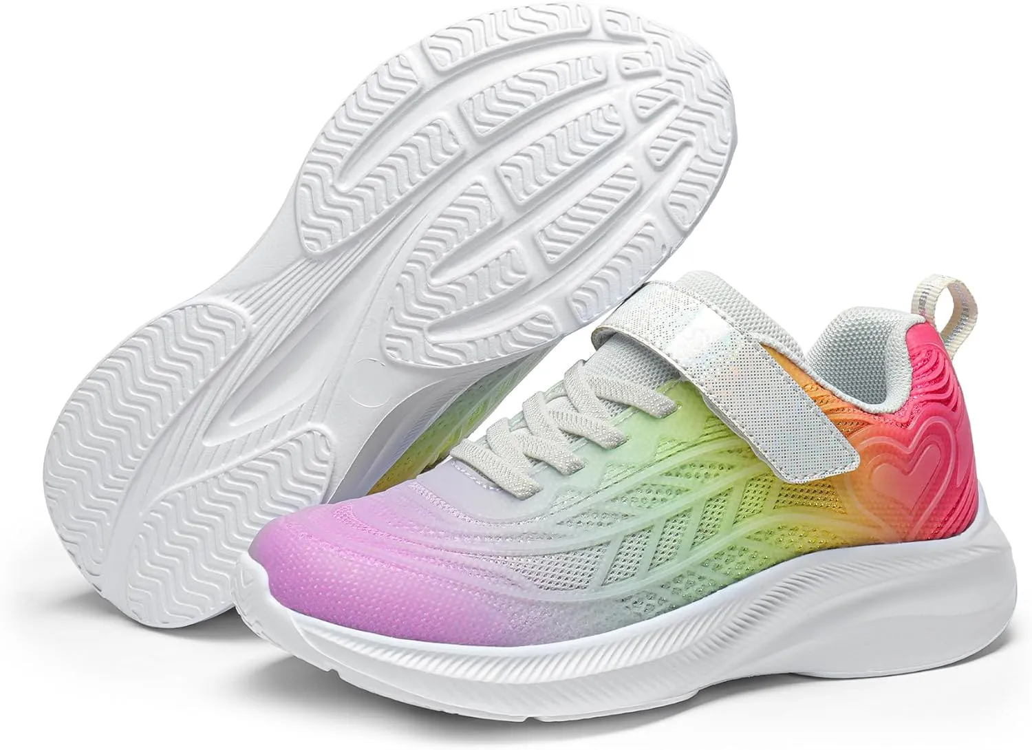 DREAM PAIRS Girls Shoes Kids Tennis Sparkle Ease Running Athletic Lightweight Sneakers for Little/Big Kids Toddler