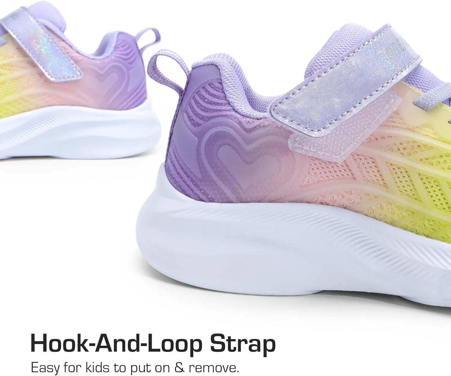 DREAM PAIRS Girls Shoes Kids Tennis Sparkle Ease Running Athletic Lightweight Sneakers for Little/Big Kids Toddler