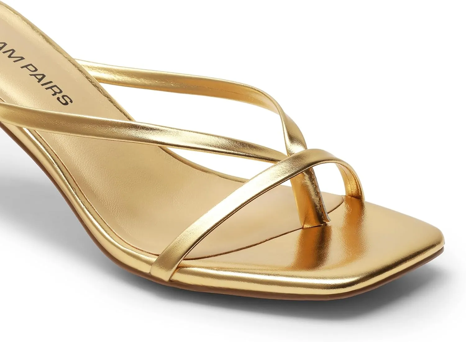 DREAM PAIRS Heels for Women Flip Flops Kitten Low Heels Open Square Toe Thong Heeled Sandals, Sexy Fashion Comfort Shoes for Party Casual Slides