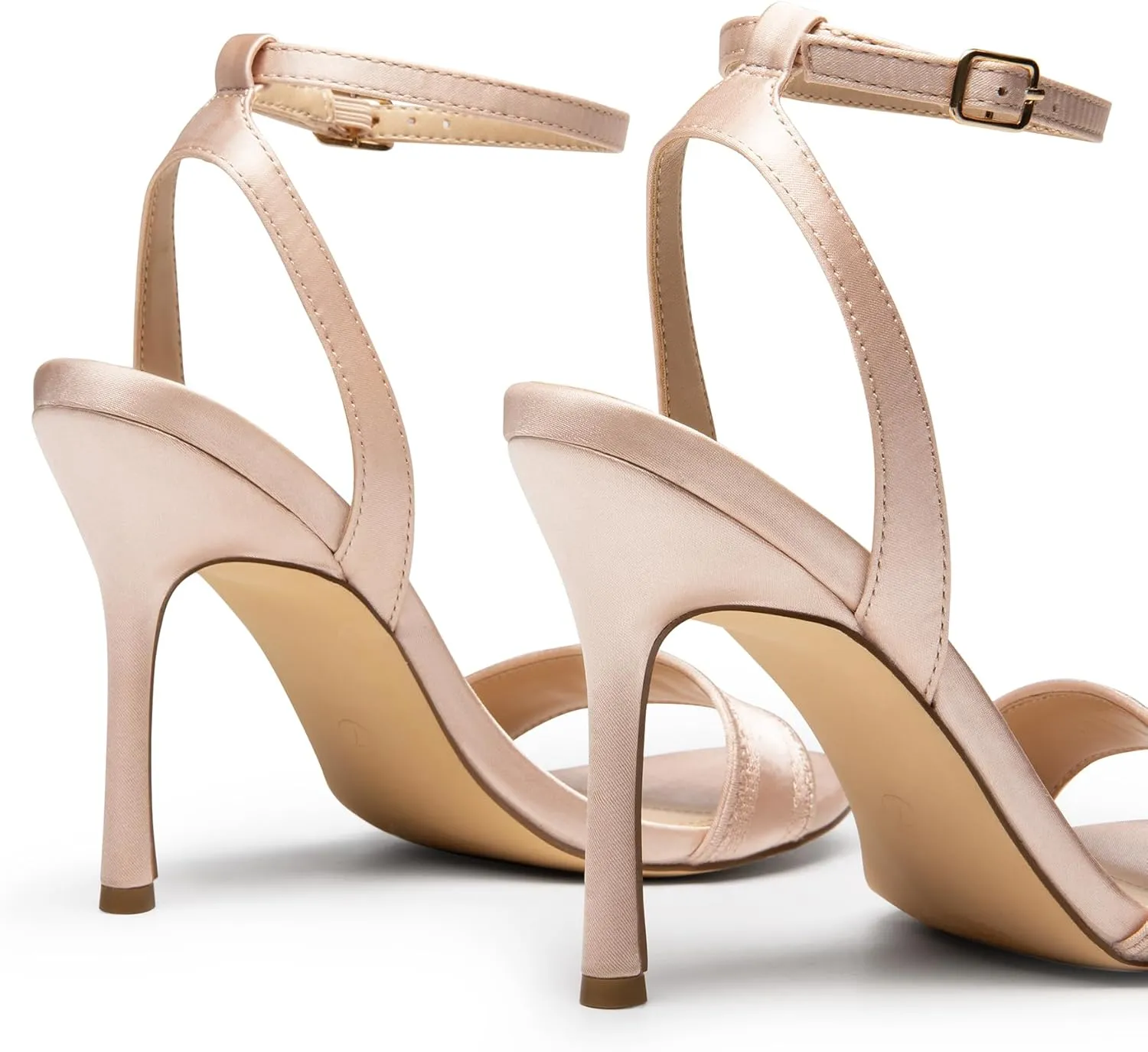 DREAM PAIRS High Stilettos Heels for Women Sexy Open Toe Strappy Sandals Shoes Ankle Strap Fashion Dressy Heels for Party Wedding