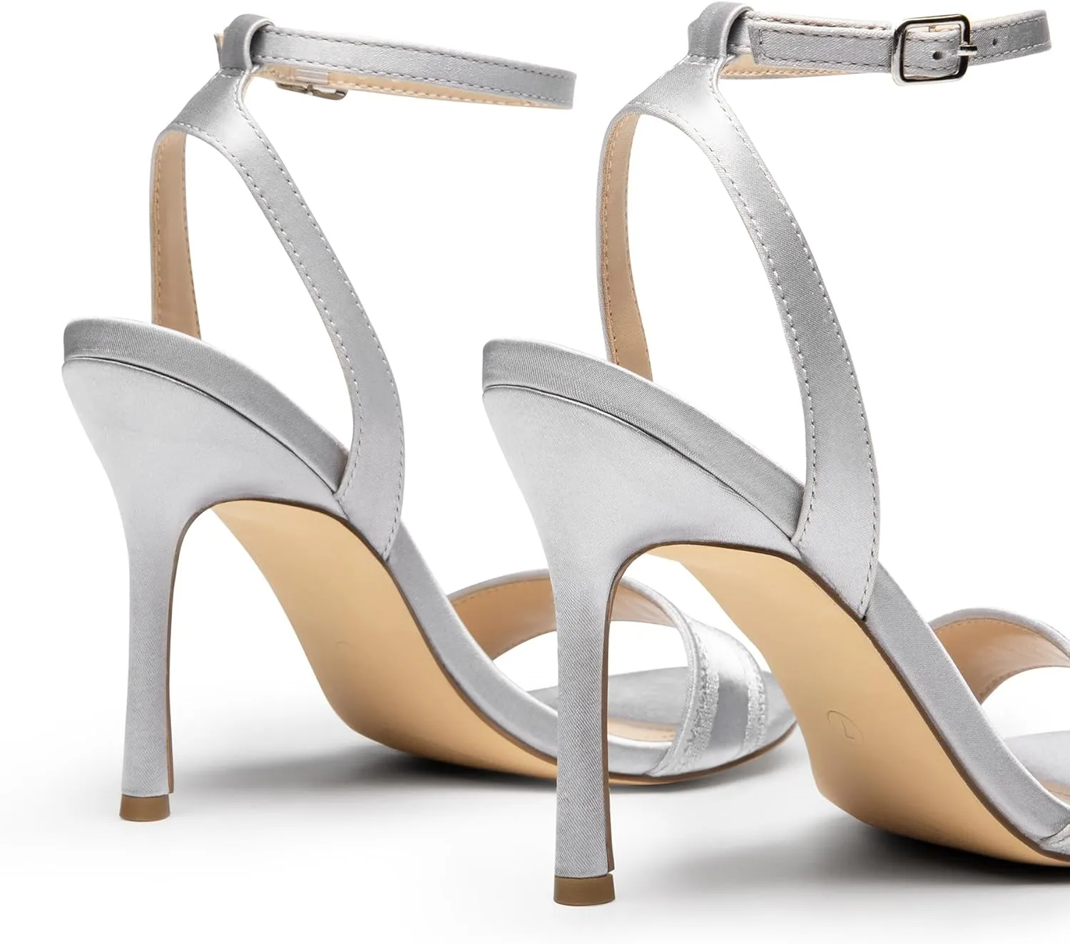 DREAM PAIRS High Stilettos Heels for Women Sexy Open Toe Strappy Sandals Shoes Ankle Strap Fashion Dressy Heels for Party Wedding