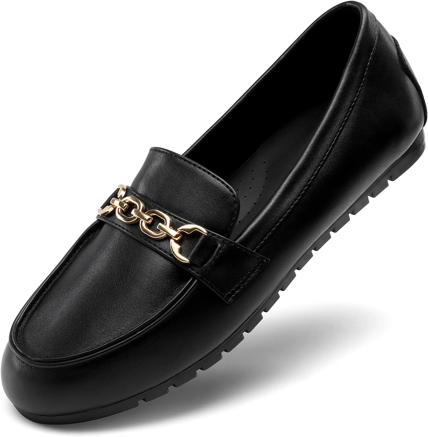 DREAM PAIRS Loafers for Women Casual Comfortable Slip On Flat Shoes Lightweight Leisure Work Shoes Comfort Walking Shoes