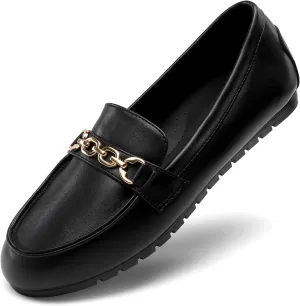 DREAM PAIRS Loafers for Women Casual Comfortable Slip On Flat Shoes Lightweight Leisure Work Shoes Comfort Walking Shoes