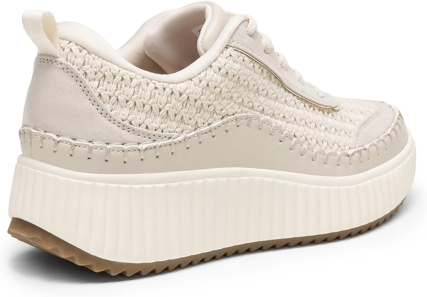 DREAM PAIRS Women Chunky City Tweed Comfortable Casual Platform Fashion Sneaker