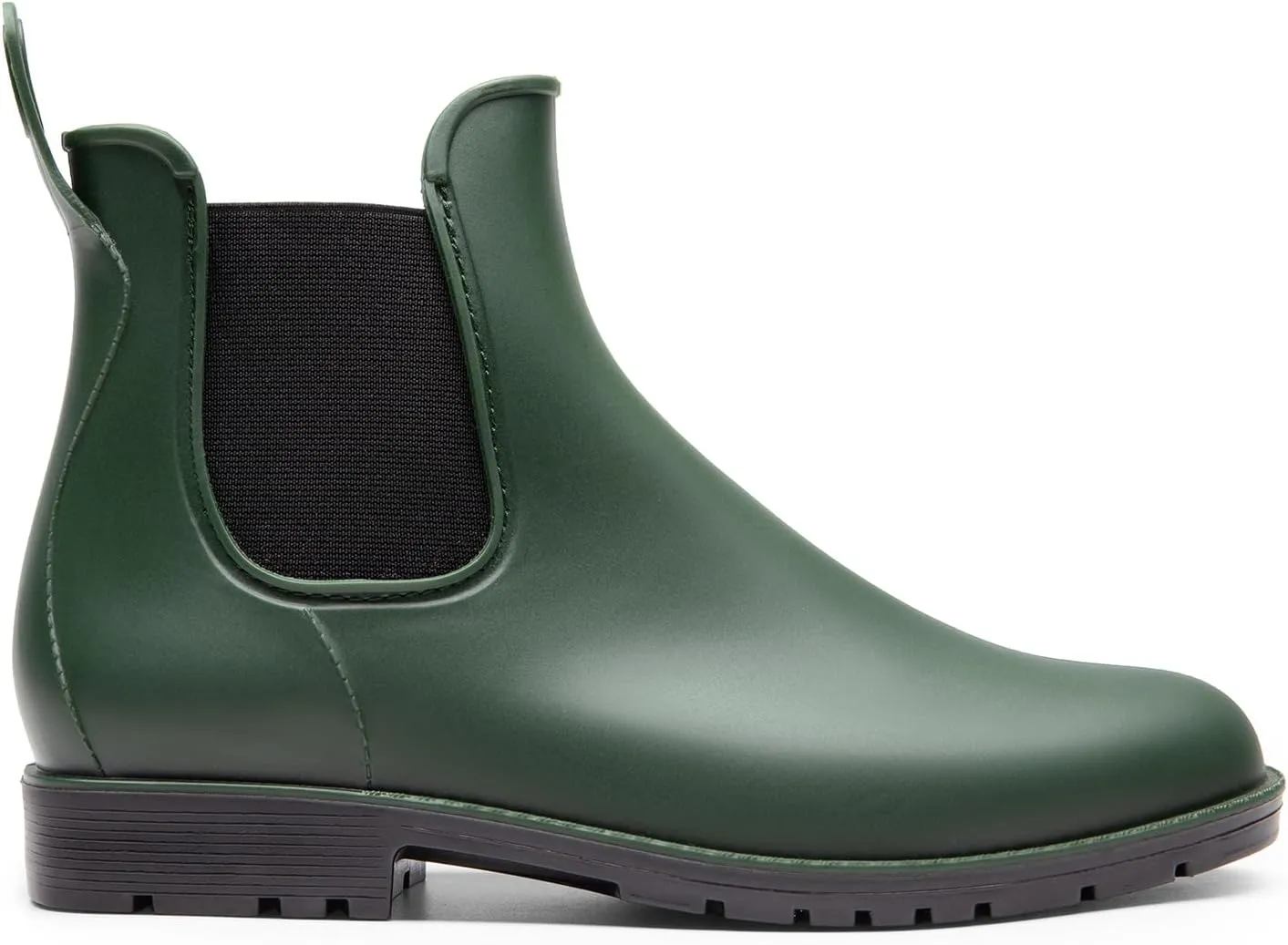 DREAM PAIRS Women's Ankle Rain Boots Chelsea Short Boots Waterproof Elastic Slip On Lightweight Comfortable Garden Outdoor Shoes