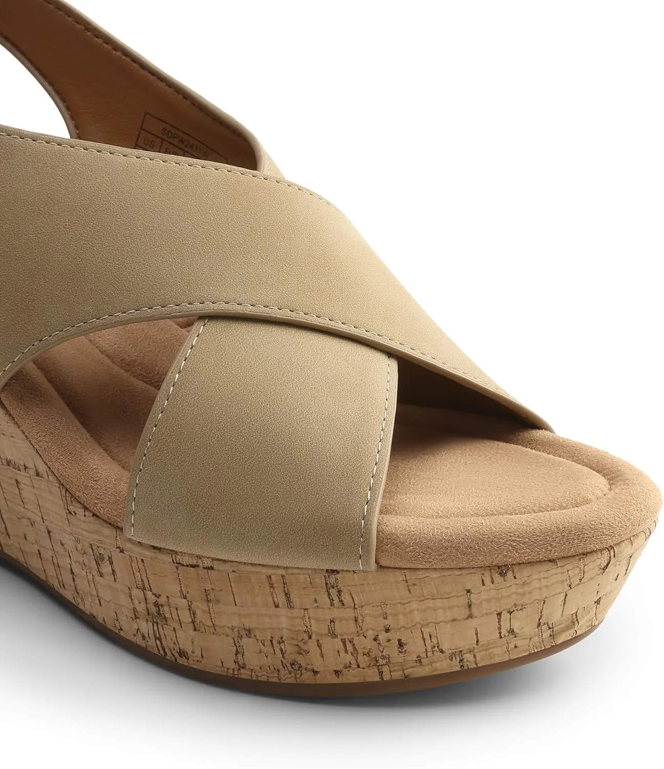 DREAM PAIRS Women's Comfortable Ankle Strap Platform Wedge Sandals for Women Casual Dressy Summer