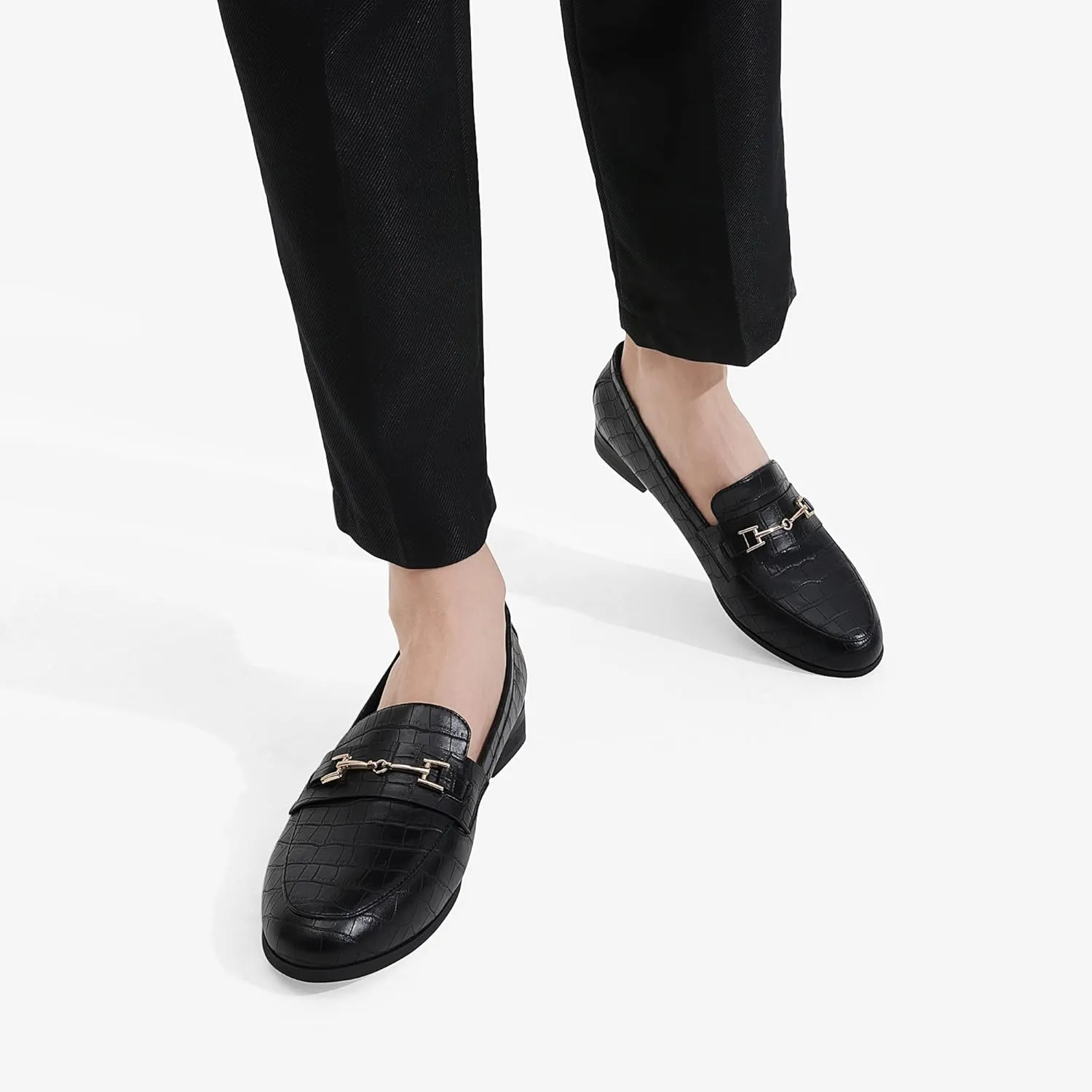 DREAM PAIRS Women's Loafers Penny Loafers Fashion Comfortable Flats Dressy Shoes