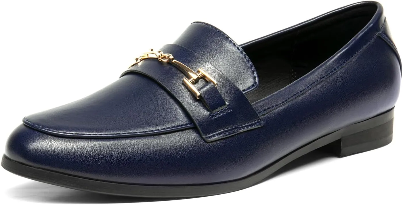 DREAM PAIRS Women's Loafers Penny Loafers Fashion Comfortable Flats Dressy Shoes