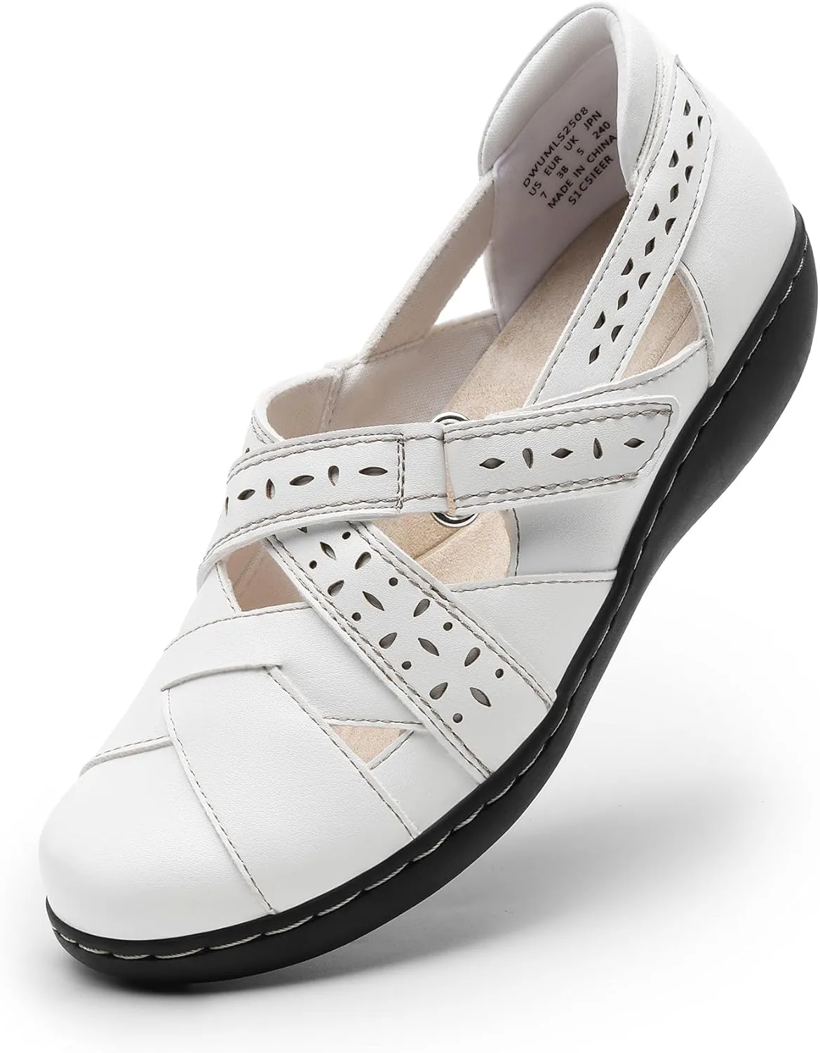 DREAM PAIRS Women's Loafers Slip On Comfortable Casual Walking Flats Work Shoes Closed Toe Sandals
