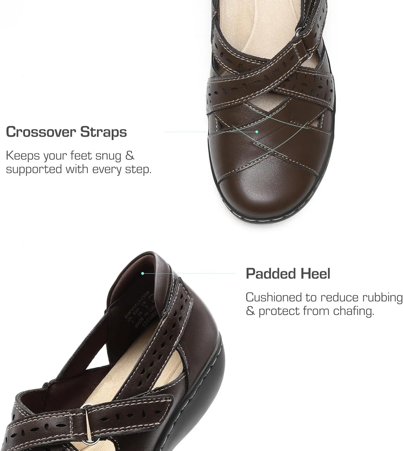 DREAM PAIRS Women's Loafers Slip On Comfortable Casual Walking Flats Work Shoes Closed Toe Sandals