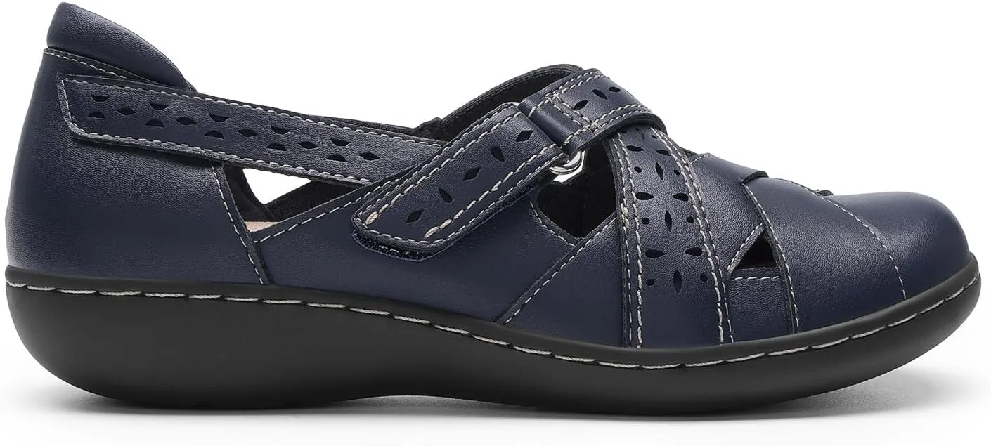 DREAM PAIRS Women's Loafers Slip On Comfortable Casual Walking Flats Work Shoes Closed Toe Sandals
