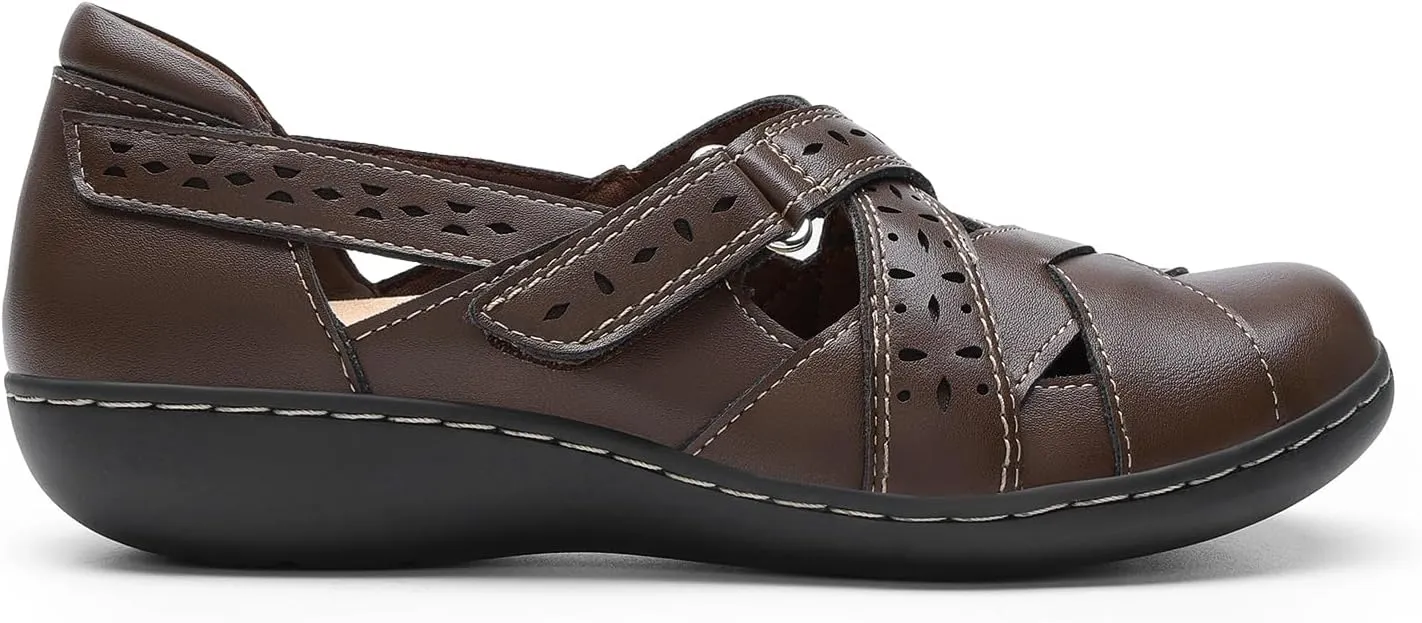 DREAM PAIRS Women's Loafers Slip On Comfortable Casual Walking Flats Work Shoes Closed Toe Sandals