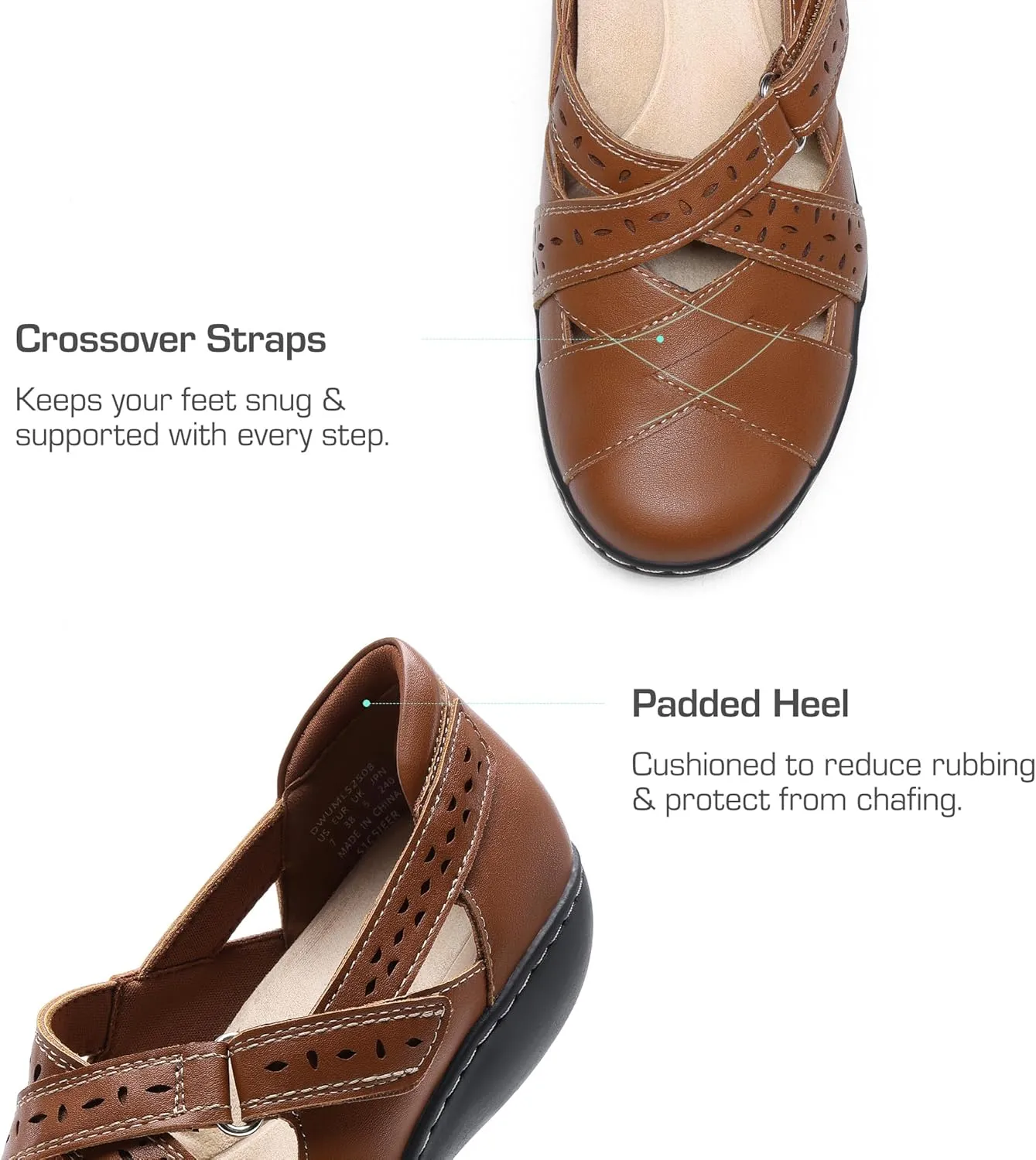 DREAM PAIRS Women's Loafers Slip On Comfortable Casual Walking Flats Work Shoes Closed Toe Sandals
