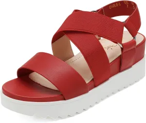 DREAM PAIRS Women’s Open Toe Ankle Strap Platform Wedge Sandals