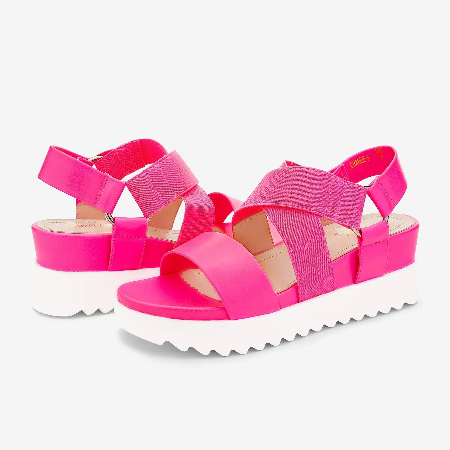 DREAM PAIRS Women’s Open Toe Ankle Strap Platform Wedge Sandals