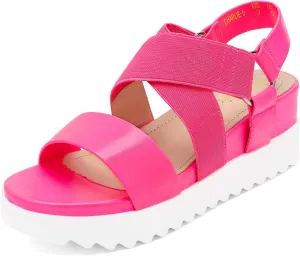 DREAM PAIRS Women’s Open Toe Ankle Strap Platform Wedge Sandals