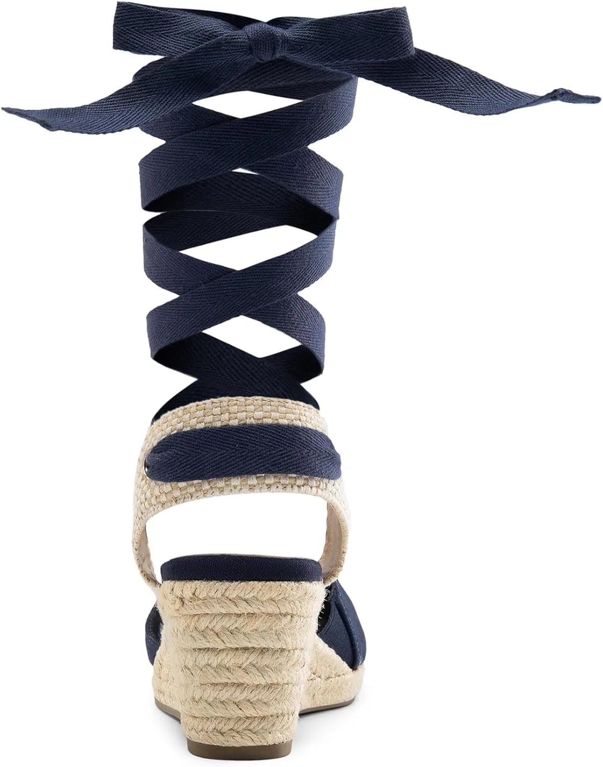 DREAM PAIRS Women's Wedge Sandals Platform Close Toe Espadrilles Strappy Lace Up Sandals Cute Fashion Comfortable Dressy Beach Vocation Summer Shoes
