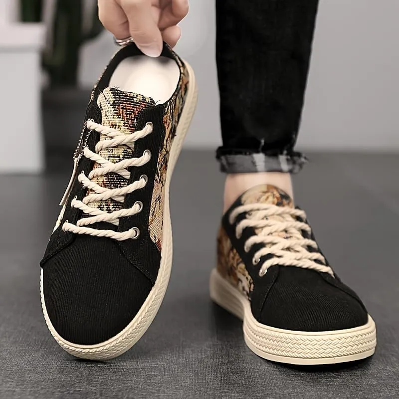 Fashionable Mens Slip On Shoes for Spring Summer, Casual Indoor & Outdoor Walking Mules Sneakers, Non-Slip Comfortable Loafers for Work/Hiker/Trekking