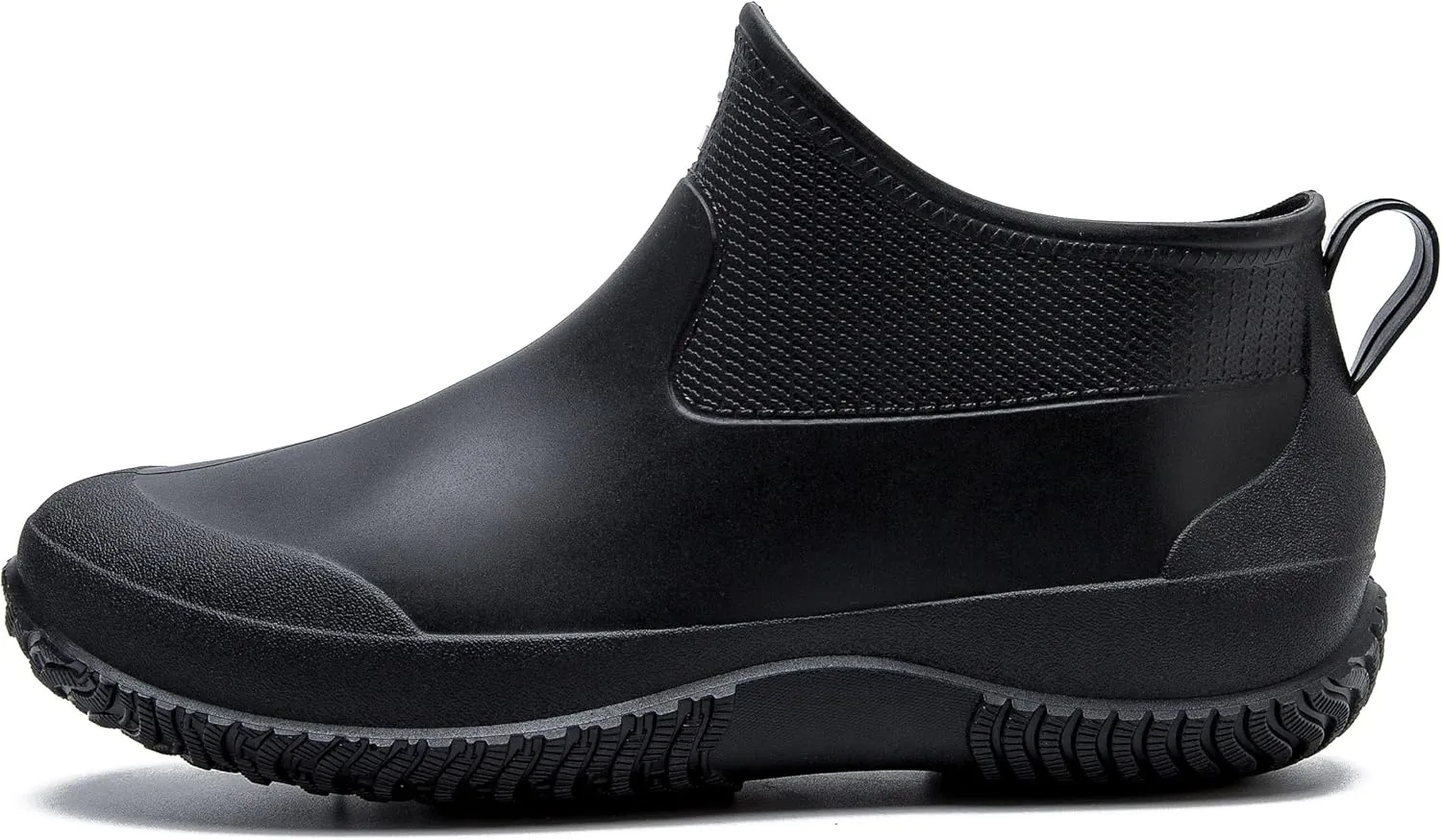 fereshte Men's Ankle Rain Boots Waterproof PVC Short Garden Boots