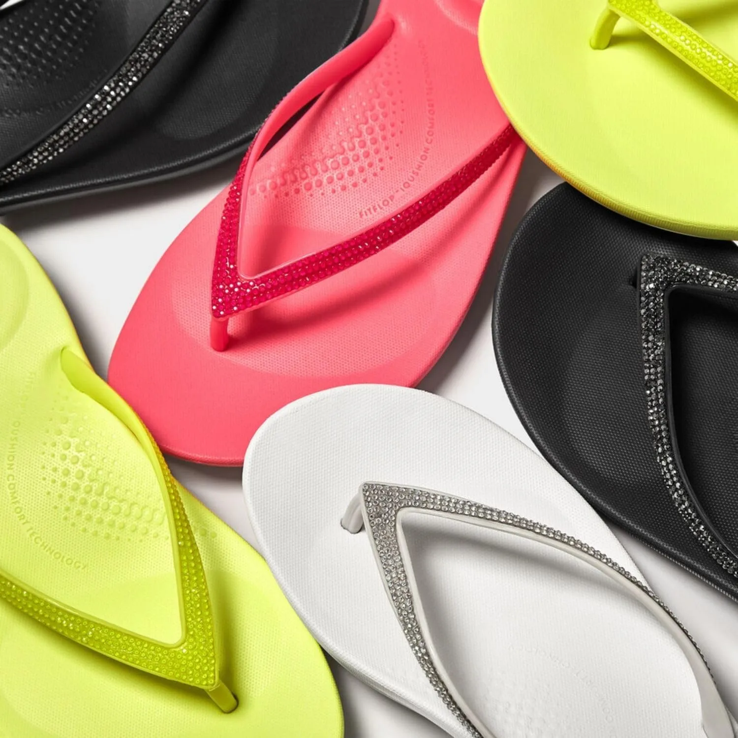 FitFlop Women's Iqushion Sparkle Flip-Flops