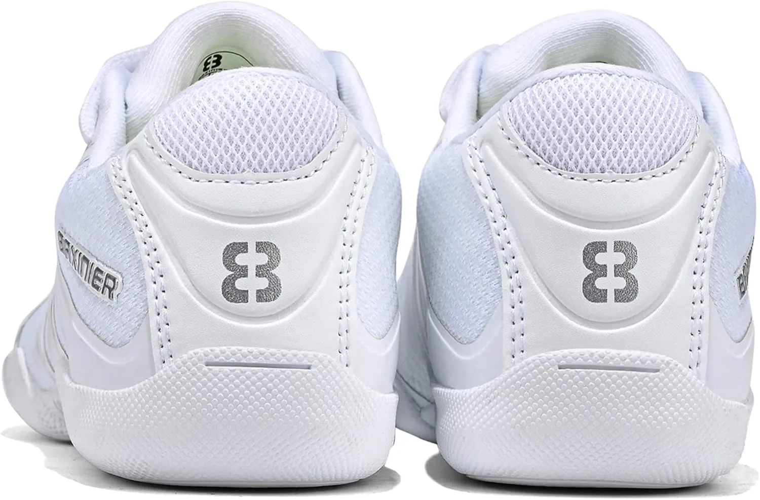 Girls White Cheer Shoes Youth Competition Cheerleading Dance Sneakers Breathable Athletic Training Tennis