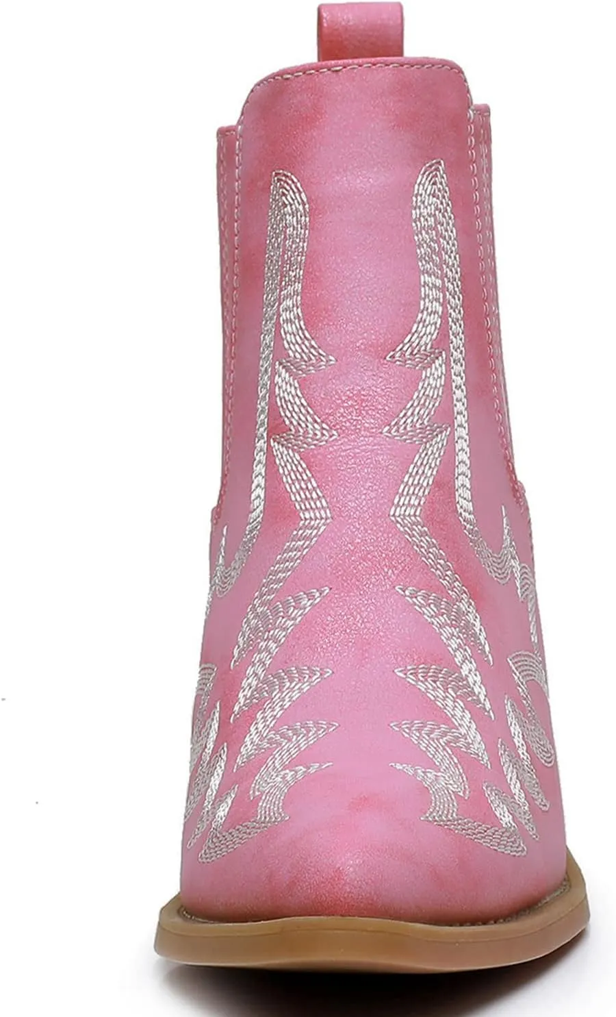 GLOBALWIN Cowboy Boots For Women Pointed Toe Pull On Chelsea Ankle Booties The Western Cowgirl Boots