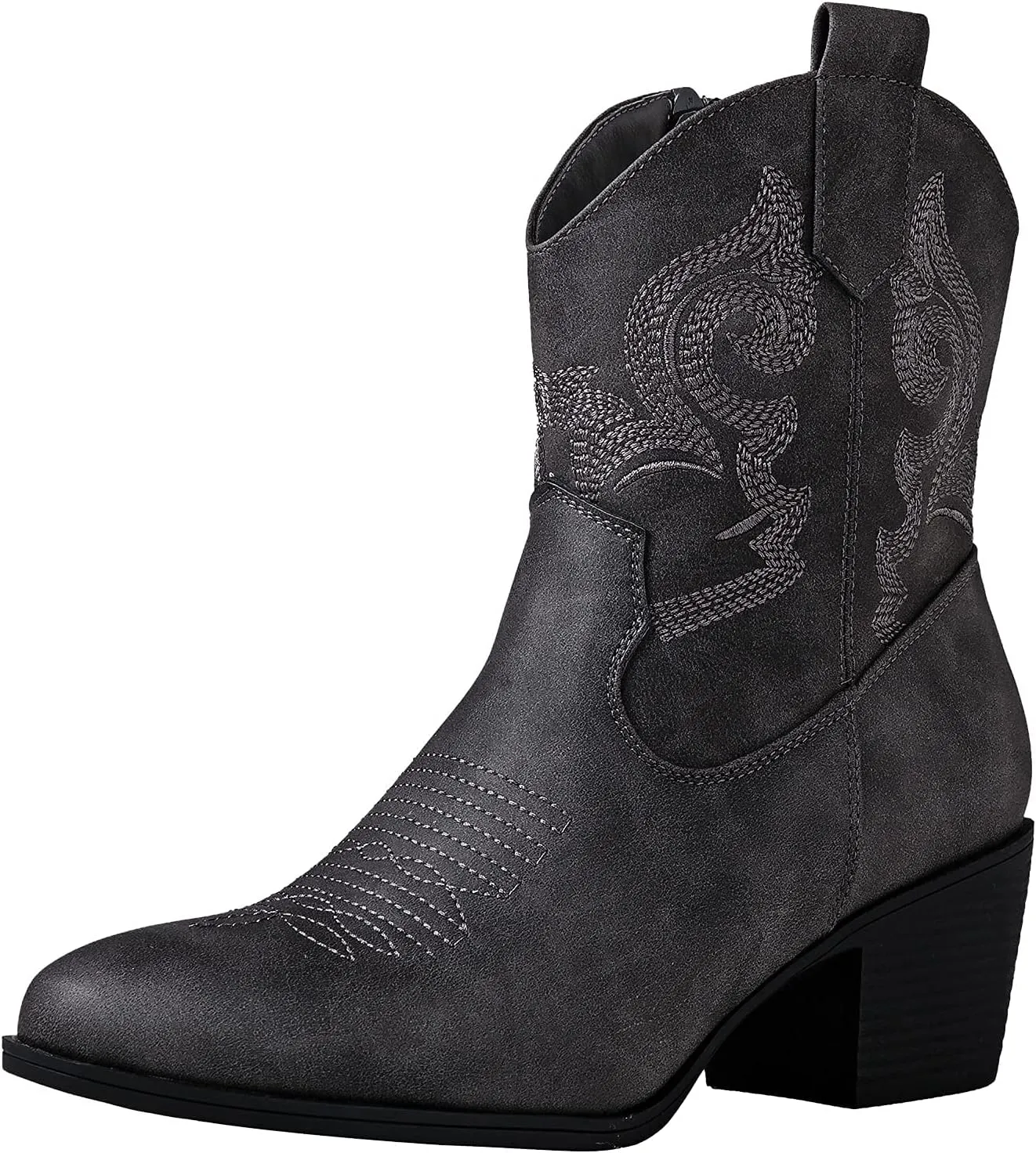 GLOBALWIN Women's The Western Wear Fashion Cowboy Cowgirl Free Birds Country Concert Disco Outfits Low Heel Walking Boots For Ladies