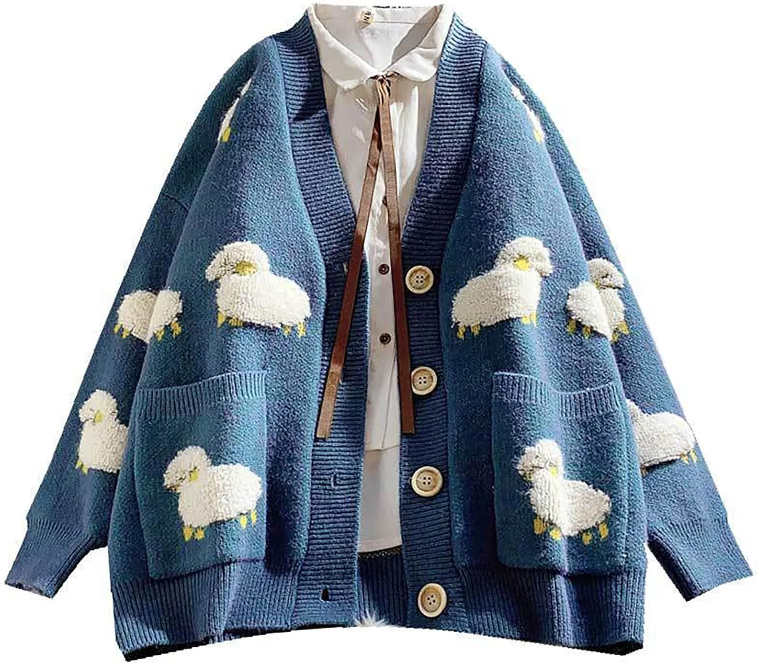 Gothic Sweater Harajuku Cardigan Sweater Sports Leisure Trend Warm Sweater Street Lazy Jacquard Hip Hop
