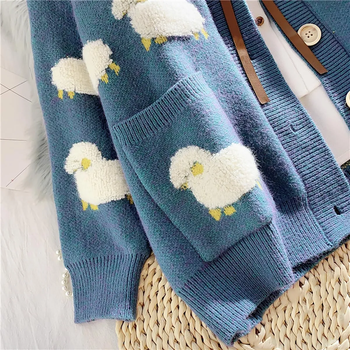 Gothic Sweater Harajuku Cardigan Sweater Sports Leisure Trend Warm Sweater Street Lazy Jacquard Hip Hop