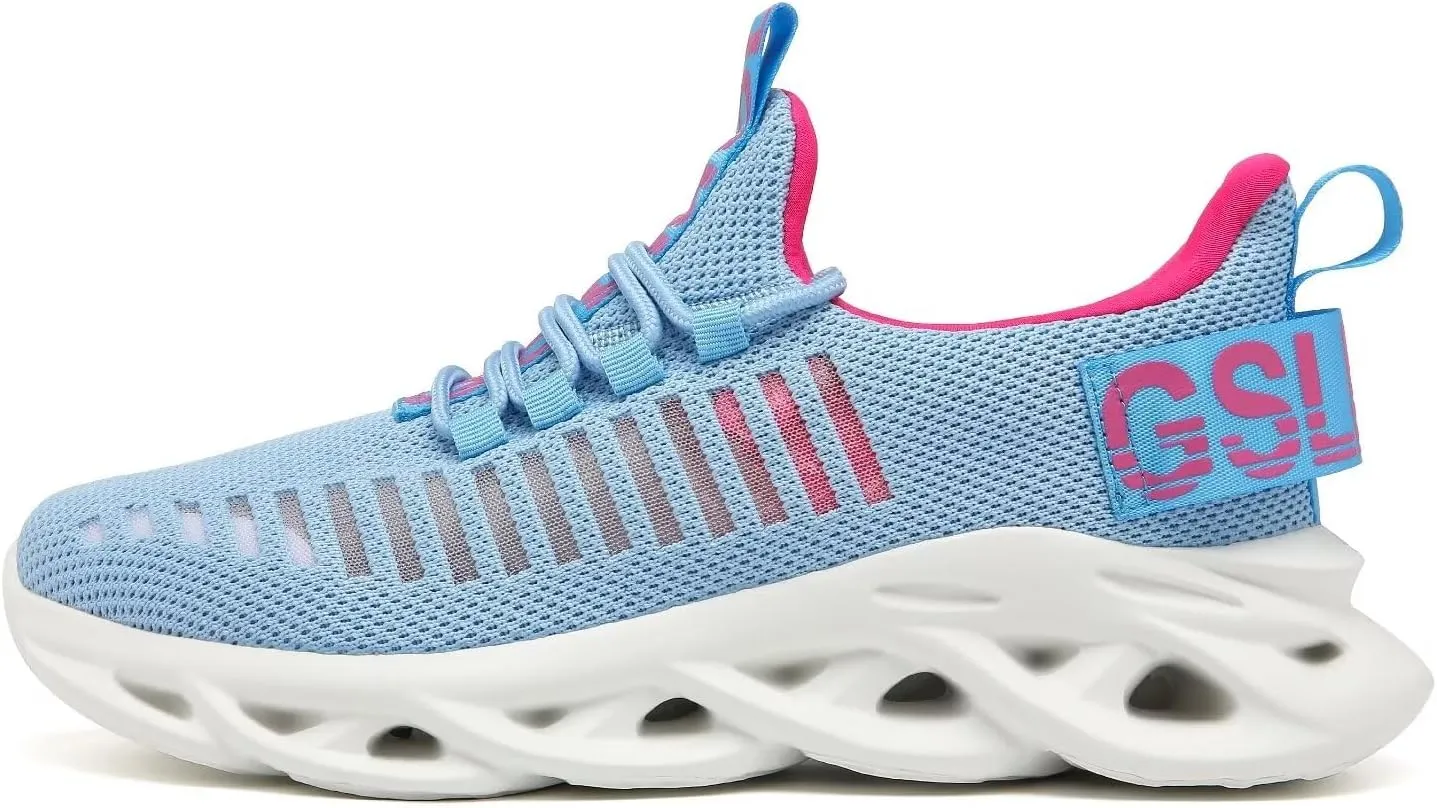GSLMOLN Womens Walking Shoes Mesh Non Slip Gym Sports Casual Fashion Sneakers
