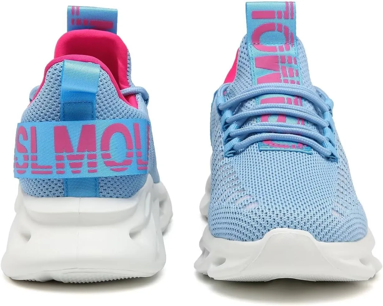 GSLMOLN Womens Walking Shoes Mesh Non Slip Gym Sports Casual Fashion Sneakers