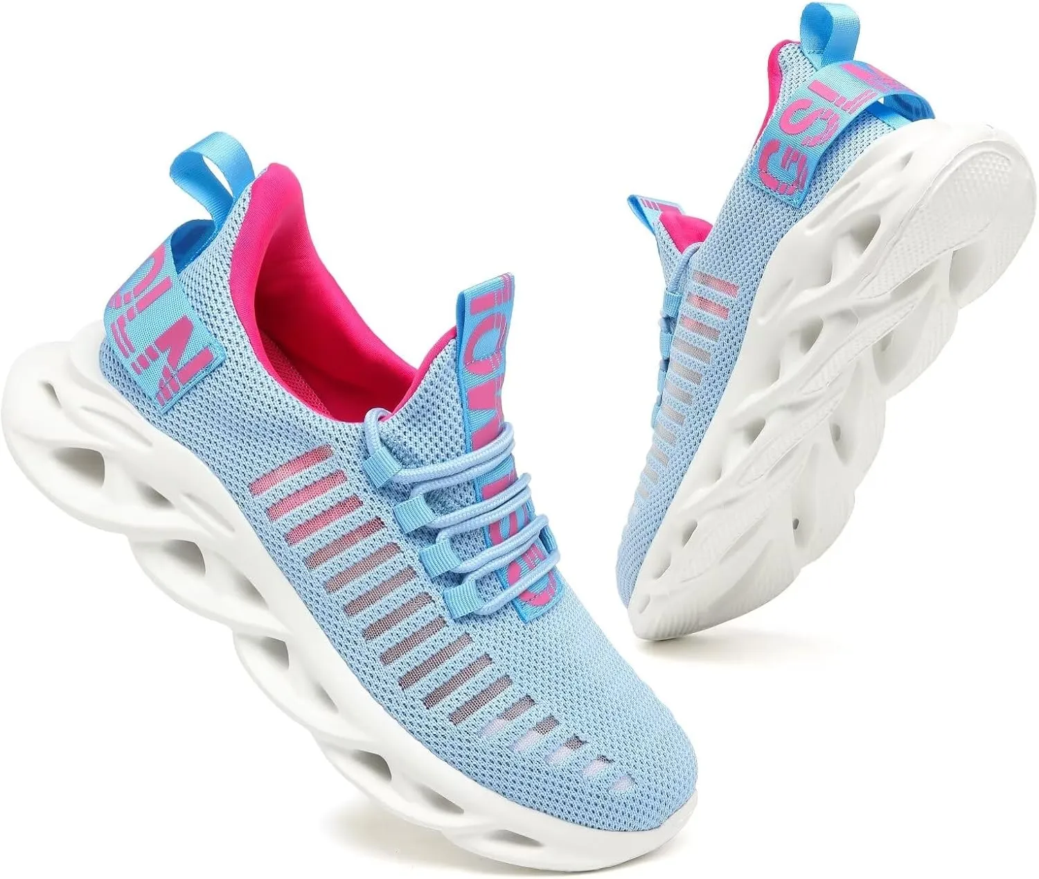 GSLMOLN Womens Walking Shoes Mesh Non Slip Gym Sports Casual Fashion Sneakers
