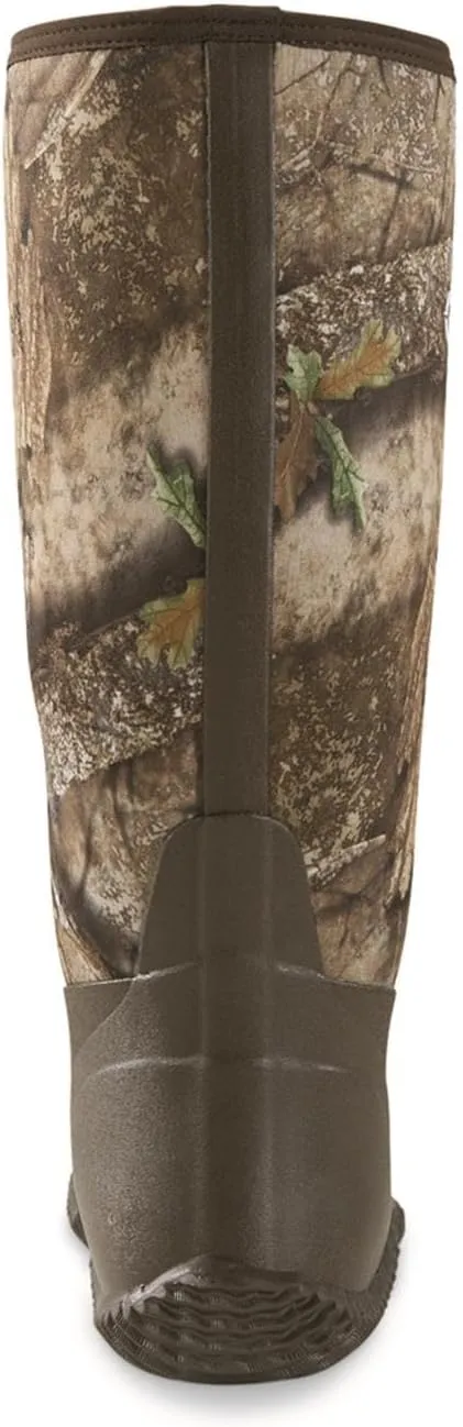 Guide Gear Men’s High Camo Bogger Rubber Boots, Waterproof Rain Hunting Shoes