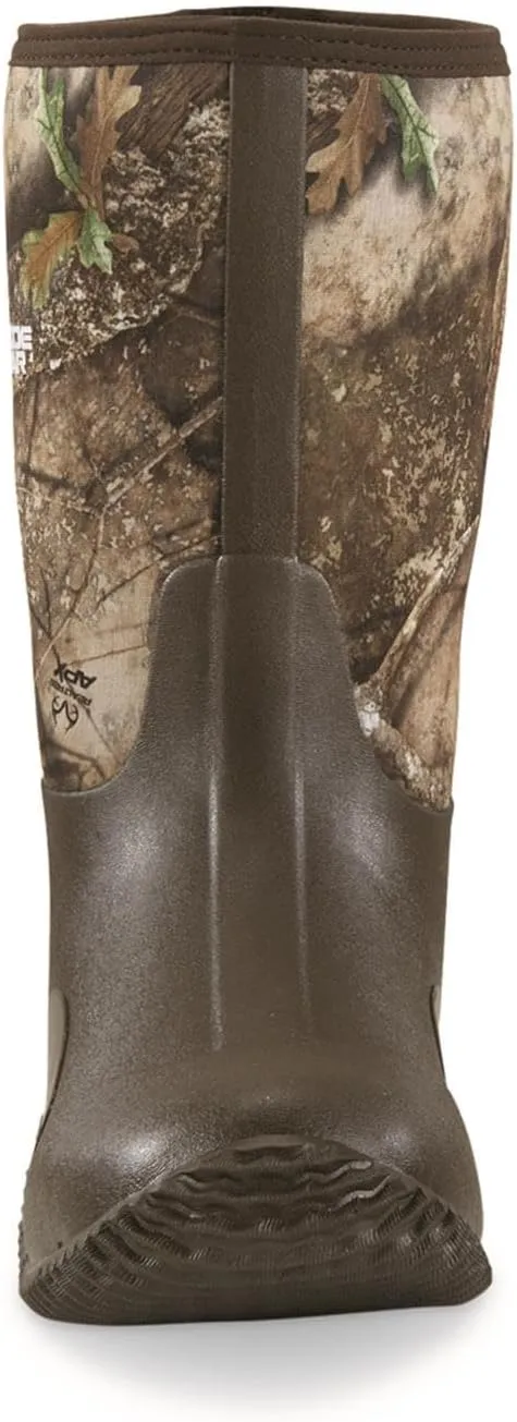 Guide Gear Men’s Mid Camo Bogger Rubber Boots Waterproof Rain Hunting Shoes