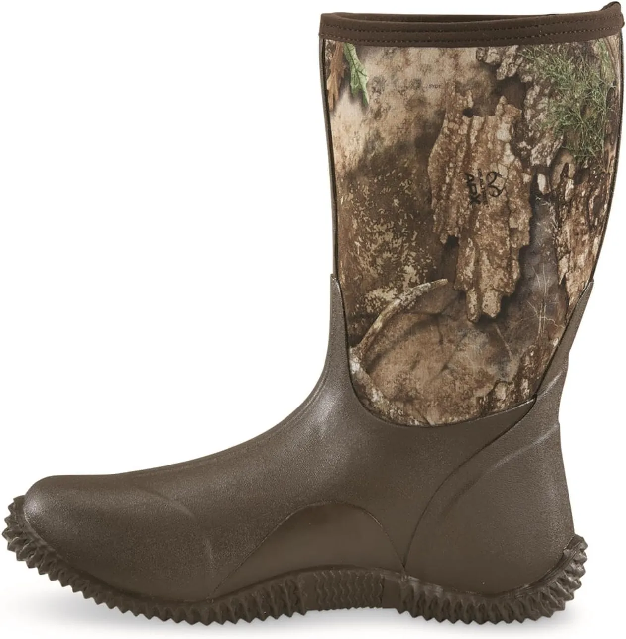 Guide Gear Men’s Mid Camo Bogger Rubber Boots Waterproof Rain Hunting Shoes