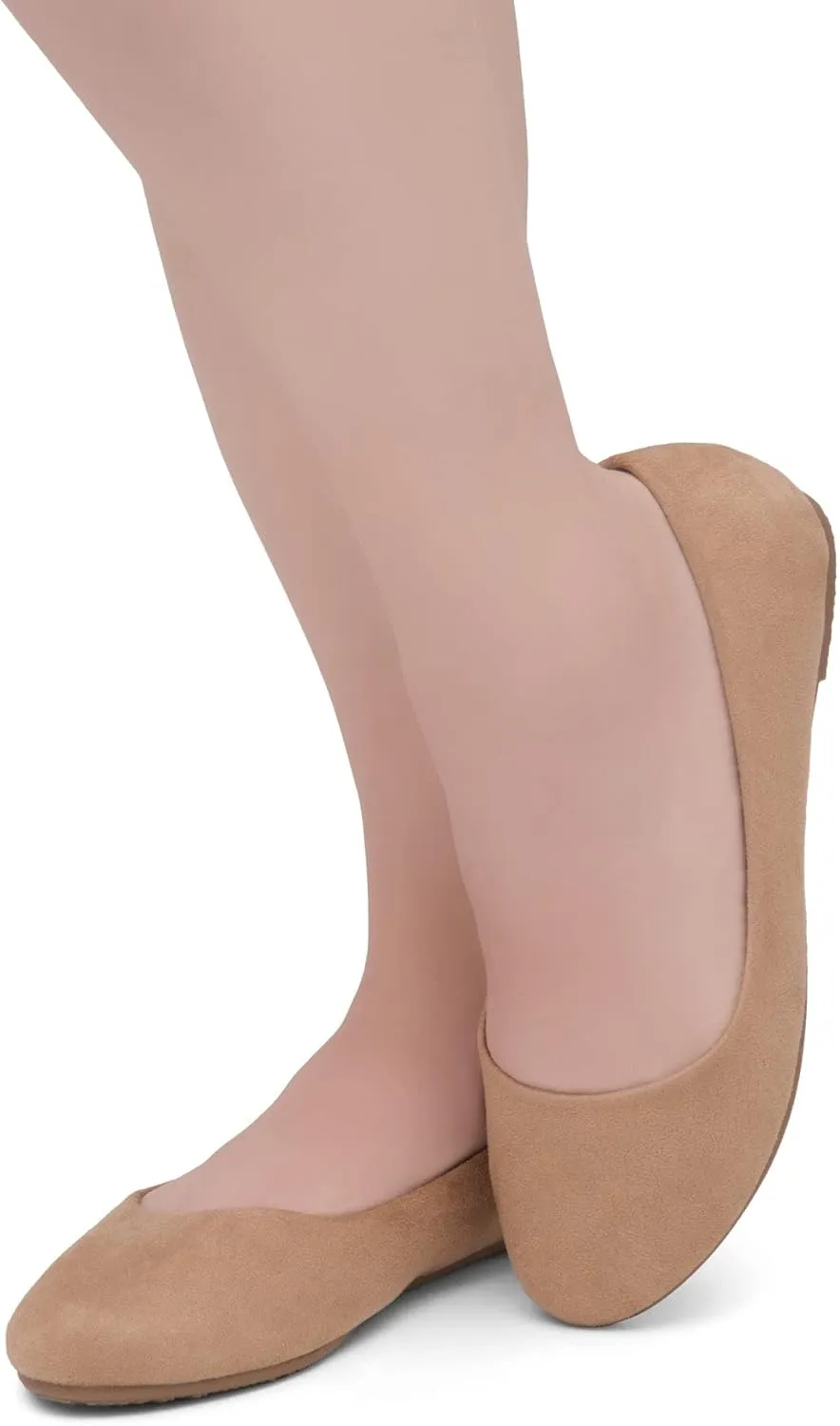 Herstyle Ever Memory Women's Ballet Flats Dressy Flat Shoes Almond Toe Ballerina Comfortable Slip-On Casual Flats for Daily Wear Work Office and Party