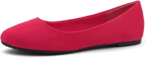 Herstyle Ever Memory Women's Ballet Flats Dressy Flat Shoes Almond Toe Ballerina Comfortable Slip-On Casual Flats for Daily Wear Work Office and Party