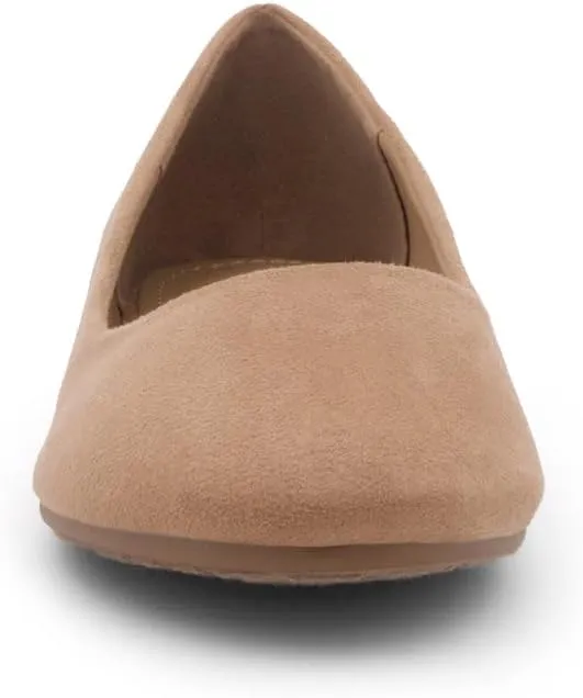 Herstyle Ever Memory Women's Ballet Flats Dressy Flat Shoes Almond Toe Ballerina Comfortable Slip-On Casual Flats for Daily Wear Work Office and Party