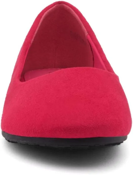 Herstyle Ever Memory Women's Ballet Flats Dressy Flat Shoes Almond Toe Ballerina Comfortable Slip-On Casual Flats for Daily Wear Work Office and Party