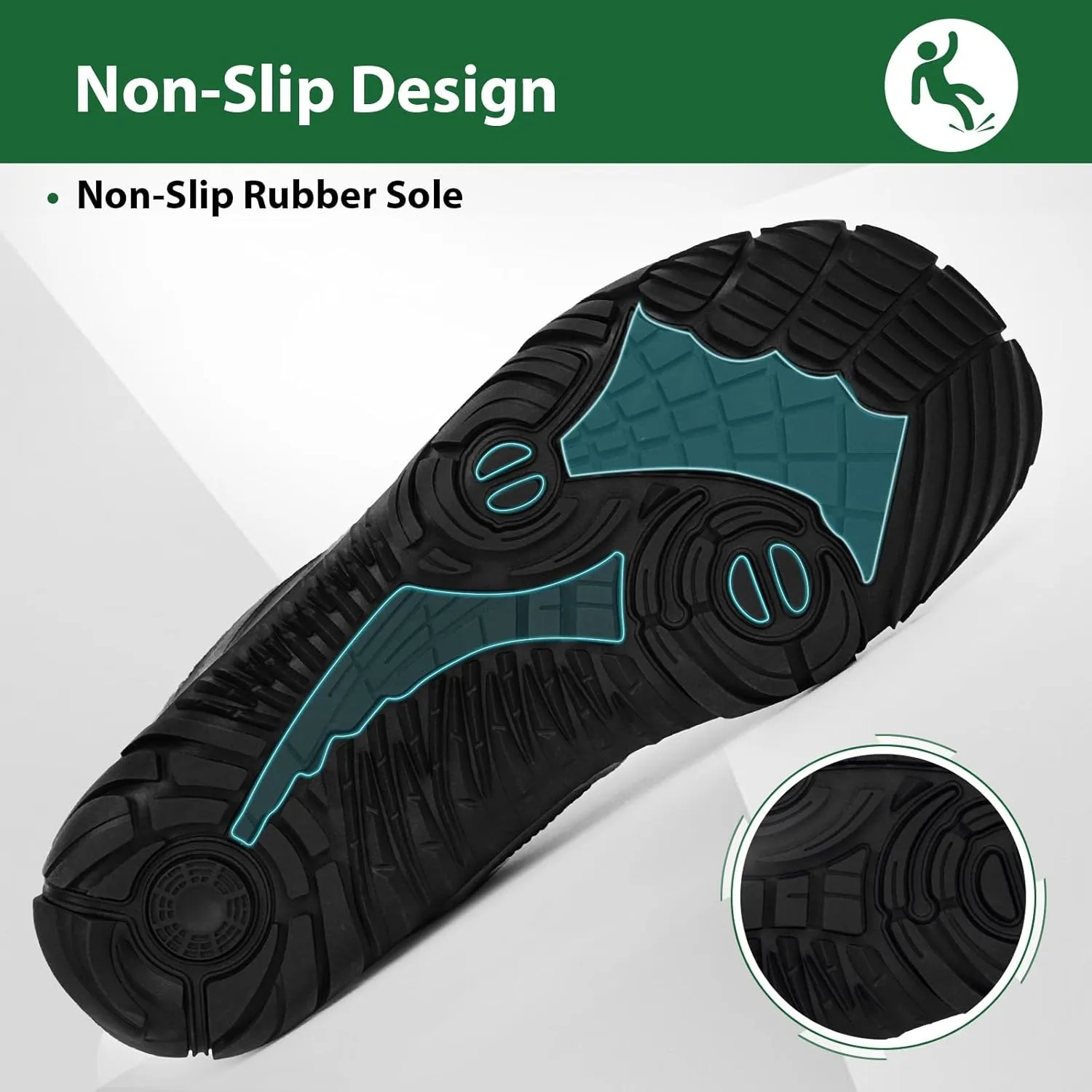 Hike Winter Barefoot Shoes Women Men, Winter Snow Boots Minimalist Suede Slouchy Shoes Waterproof & Wide Toe Box & Non-Slip Running Walking Boots Sneakers
