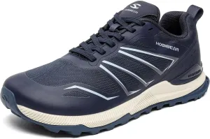HOBIBEAR Men's Trail Running Shoes | Wide Toe | Trekking | Non-Slip Hiking Sneakers